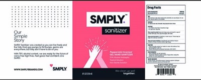 Smply Sanitizer Peppermint (Smply Peppermint 8oz)